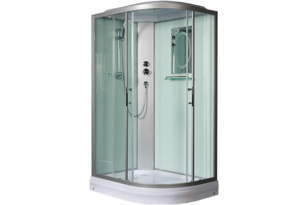 Душевая кабина Weltwasser WW500 Werra 1202 L прямоугольная-асимметричная, поддон средний