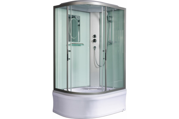Душевая кабина Weltwasser WW500 Halle 1202 R прямоугольная-асимметричная, поддон глубокий