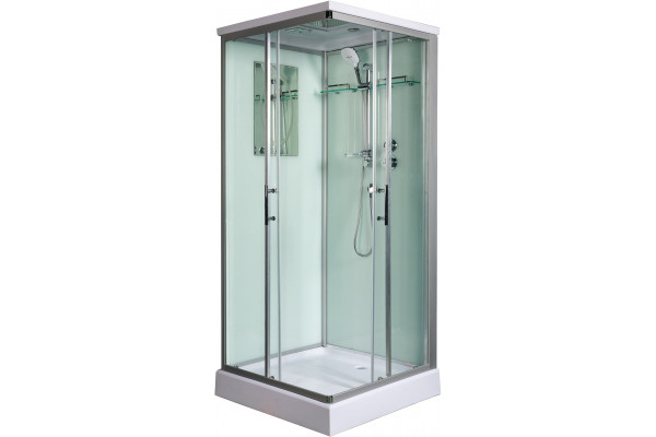 Душевая кабина Weltwasser WW500 Laine 802 квадратная, поддон средний