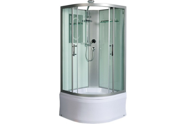 Душевая кабина Weltwasser WW500 Halle 801 четверть круга, поддон глубокий