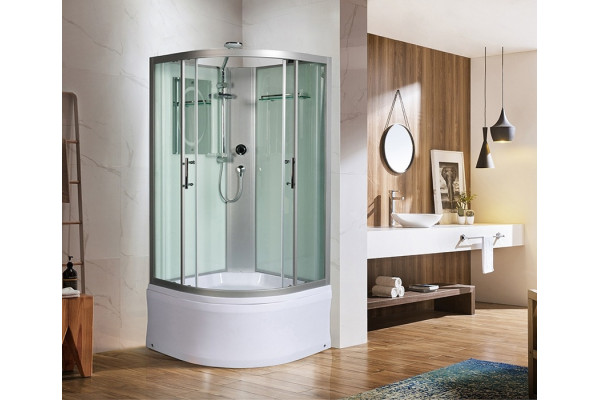 Душевая кабина Weltwasser WW500 Halle 1001 четверть круга, поддон глубокий