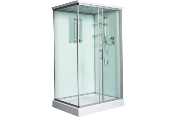 Душевая кабина Weltwasser WW500 Laine 1212 прямоугольная-асимметричная, поддон средний