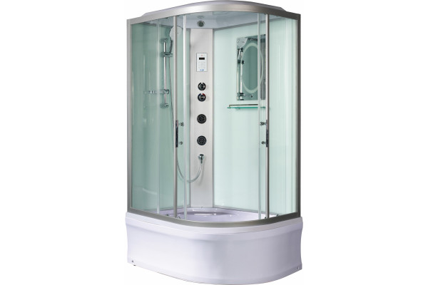 Душевая кабина Weltwasser WW500 Halle 1204 L прямоугольная-асимметричная, поддон глубокий