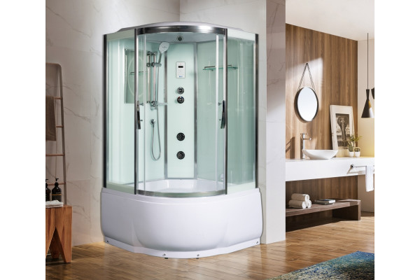 Душевая кабина Weltwasser WW500 Emmer 11055 четверть круга, поддон глубокий