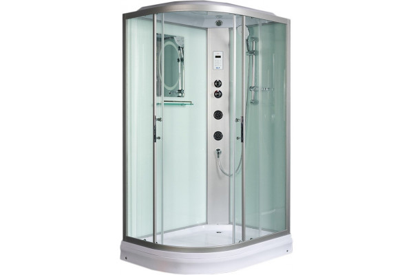 Душевая кабина Weltwasser WW500 Werra 1204 R прямоугольная-асимметричная, поддон средний