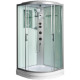 Душевая кабина WeltWasser WW500 Werra 904 90x90х217 профиль хром, стекло прозрачное, четверть круга, поддон низкий