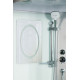Душевая кабина WeltWasser WW500 Werra 904 90x90х217 профиль хром, стекло прозрачное, четверть круга, поддон низкий