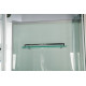 Душевая кабина WeltWasser WW500 Werra 904 90x90х217 профиль хром, стекло прозрачное, четверть круга, поддон низкий