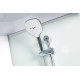 Душевая кабина WeltWasser WW500 Werra 904 90x90х217 профиль хром, стекло прозрачное, четверть круга, поддон низкий