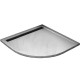 Поддон для душа из искусственного камня WeltWasser WW TRR 100 STONE-WT 100x100 белый четверть круга,  в современном стиле