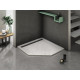 Поддон для душа из искусственного камня WeltWasser WW TRP 90 STONE-WT 90x90 белый пятиугольный,  в современном стиле