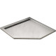Поддон для душа из искусственного камня WeltWasser WW TRP 100 STONE-WT 100x100 белый пятиугольный,  в современном стиле