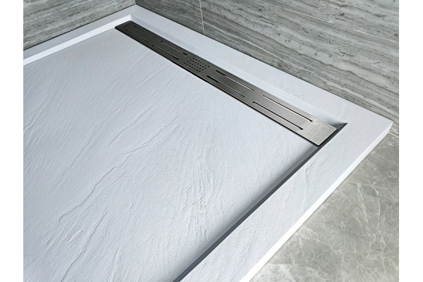 Поддон для душа из искусственного камня WeltWasser WW TRS 12080 STONE-WT 120x80 белый прямоугольный,  в современном стиле