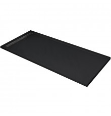 Поддон для душа из искусственного камня WeltWasser WW TRS 12080 STONE-BL 120x80 черный прямоугольный,  в современном стиле
