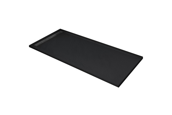 Поддон для душа из искусственного камня WeltWasser WW TRS 12080 STONE-BL 120x80 черный прямоугольный,  в современном стиле