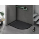 Поддон для душа из искусственного камня WeltWasser WW TRR 12080 STONE-BL L 120x80 черный прямоугольный-асимметричный, левый