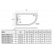 Поддон для душа из искусственного камня WeltWasser WW TRR 12080 STONE-BL R 120x80 черный правый,  в современном стиле