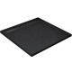 Поддон для душа из искусственного камня WeltWasser WW TRS 90 STONE-BL 90x90 черный квадратный,  в современном стиле