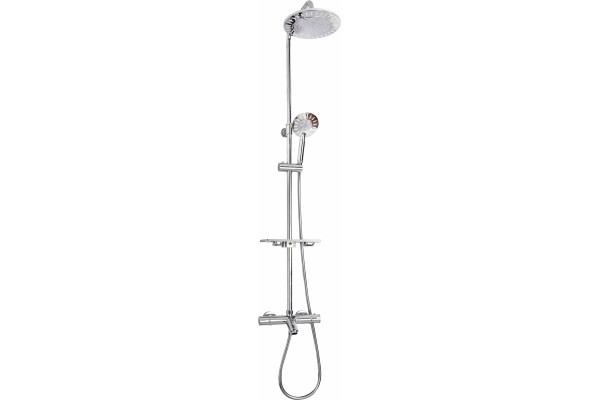 Душевая стойка Weltwasser WW TS 6270 хром штанга 56 см, шланг 150 см