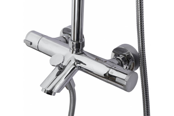 Душевая стойка Weltwasser WW TS 6270 хром штанга 56 см, шланг 150 см