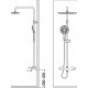 Душевая стойка Weltwasser WW TS 6270 хром штанга 56 см, шланг 150 см