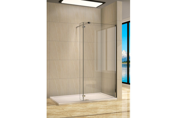 Душевая перегородка Weltwasser WW400 Walk-In 70G+30G стекло прозрачное, профиль хром