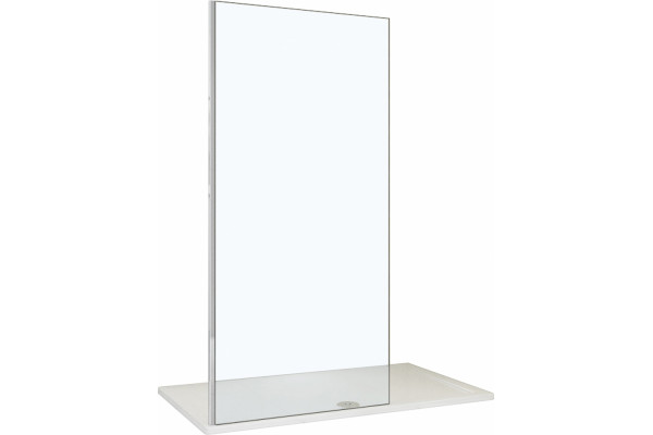 Душевая перегородка Weltwasser WW400 Walk-In 80B стекло прозрачное, профиль хром