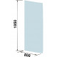 Душевая перегородка Weltwasser WW400 Walk-In 80B стекло прозрачное, профиль хром