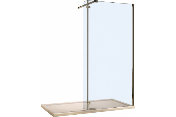 Душевая перегородка Weltwasser WW400 Walk-In 90G+30G стекло прозрачное, профиль хром