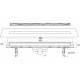 Душевой лоток Winkiel Ekoline Perle WDO-800-03-4402 хром, в пол около стены