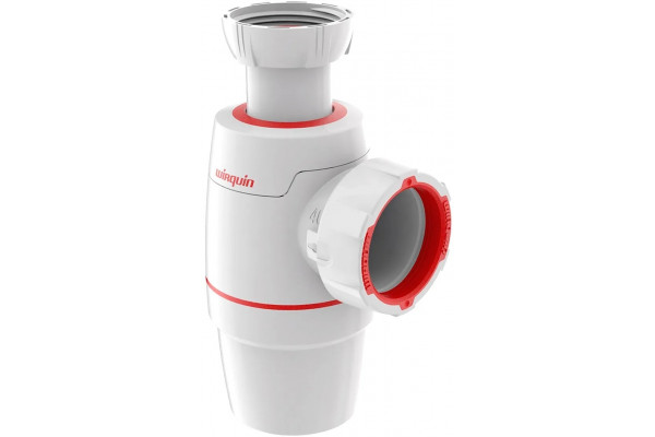 Сифон для раковины Wirquin Neo 30987068 белый, выпуск боковой