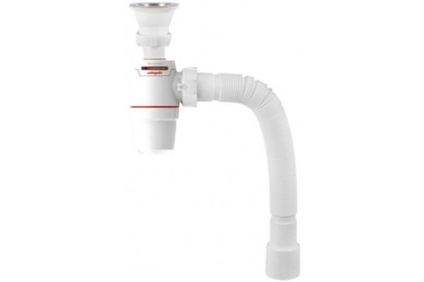 Сифон для мойки Wirquin Neo Air 30987083 хром