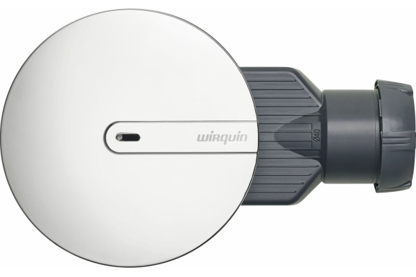 Сифон для поддона Wirquin Slim 30723365 хром выпуск боковой