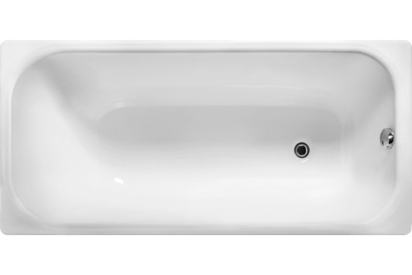 Чугунная ванна Wotte Start 150x70 прямоугольная, встраиваемая, объем 196 л.