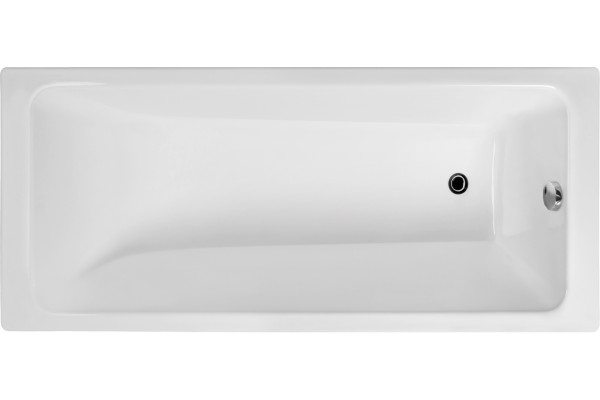 Чугунная ванна Wotte Line 150x70 прямоугольная, встраиваемая, объем 137 л.