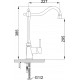 Смеситель Zorg Sanitary ZR 353 YF-BR для кухонной мойки однорычажный, бронза