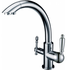 Смеситель Zorg Clean Water ZR 314 YF-33 для кухонной мойки однорычажный, хром