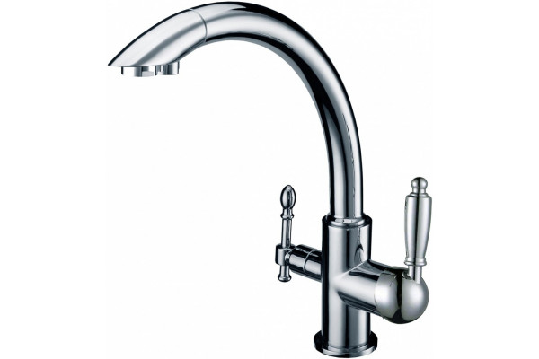 Смеситель Zorg Clean Water ZR 314 YF-33 для кухонной мойки однорычажный, хром