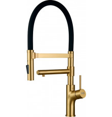 Смеситель Zorg Inox SZR-1010 BRONZE для кухонной мойки, бронза, однорычажный, высота излива 17.85 см