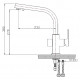 Смеситель Zorg Clean Water ZR 311 YF-white для кухонной мойки однорычажный, белый