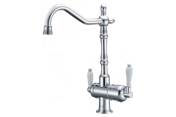 Смеситель Zorg Clean Water ZR 326 YF для кухонной мойки однорычажный, длина излива 23 см