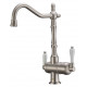 Смеситель Zorg Clean Water ZR 326 YF nickel для кухонной мойки однорычажный, длина излива 23 см