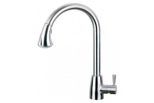 Смеситель Zorg Inox Modus для кухонной мойки однорычажный, хром