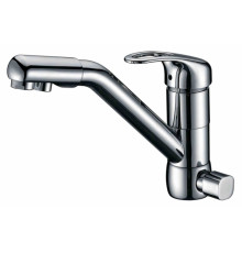 Смеситель Zorg Clean Water ZR 400 KF-12 для кухонной мойки однорычажный, хром