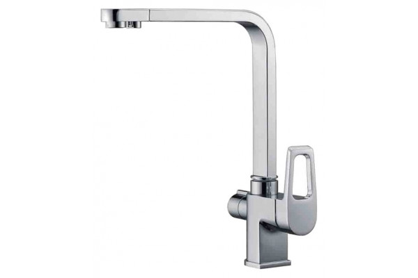 Смеситель Zorg Clean Water ZR 334 YF для кухонной мойки однорычажный, хром