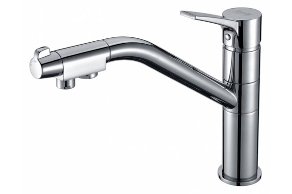 Смеситель Zorg Clean Water ZR 401 KF для кухонной мойки однорычажный, хром
