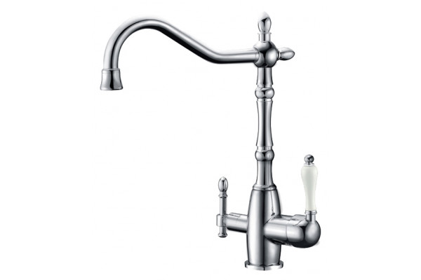 Смеситель Zorg Clean Water ZR 312 YF-50 для кухонной мойки однорычажный, высота излива 25.5 см