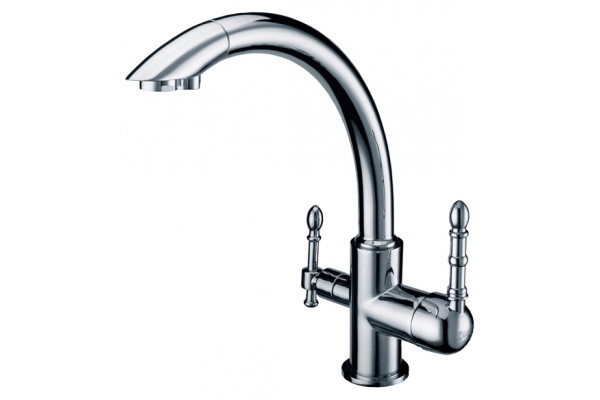Смеситель Zorg Clean Water ZR 314 YF-11 для кухонной мойки однорычажный, хром