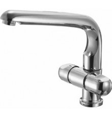 Смеситель Zorg Sanitary ZR 600 K для кухонной мойки двухвентильный, хром