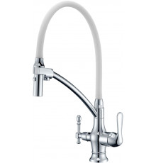 Смеситель Zorg Sanitary ZR 347-8 YF для кухонной мойки однорычажный, высота излива 20 см